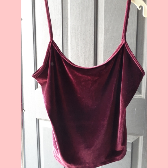 Vintage Velvet crop top - Picture 1 of 4